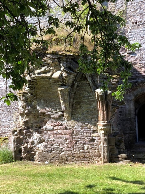 The remains of the Chapter House which also forms our logo image