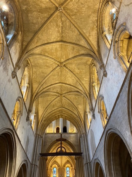 St Cross, Winchester, roof