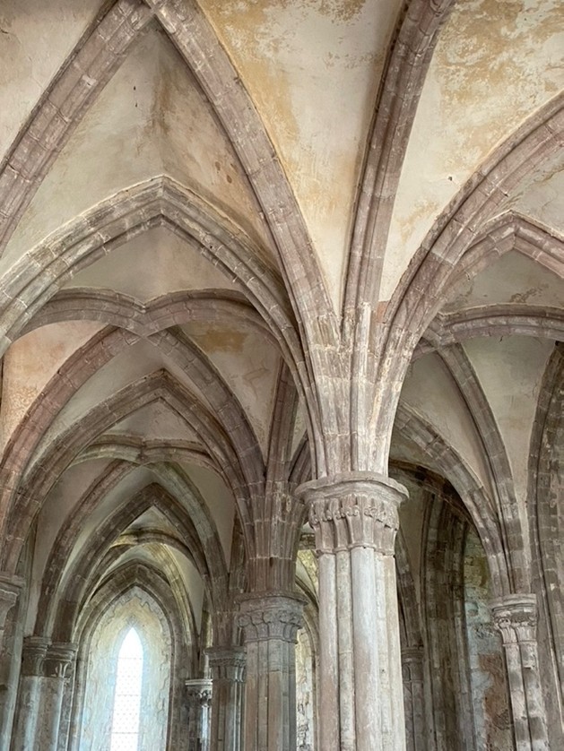 The beautiful eastern building Dore Abbey